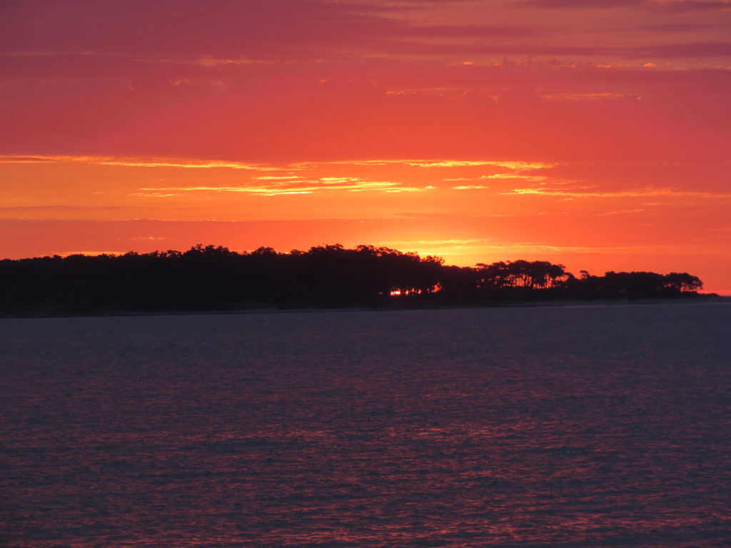 Sunset at Punta del Este