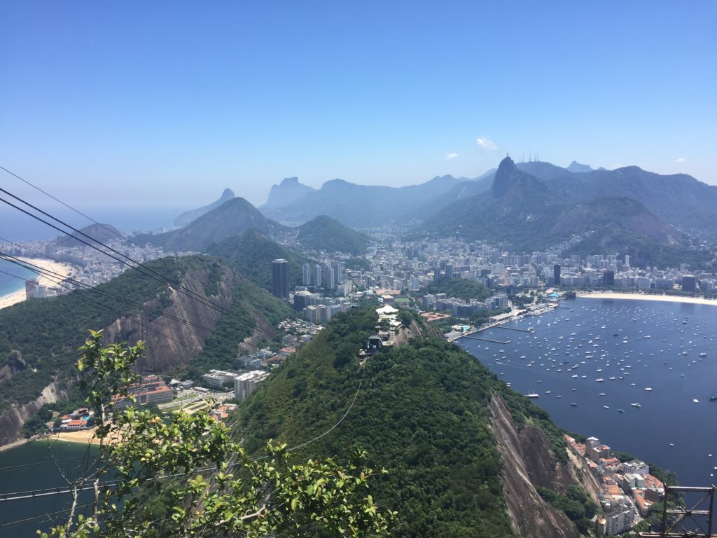 View of Botofago Bay from Pau de Açucar, Rio de Janeiro
