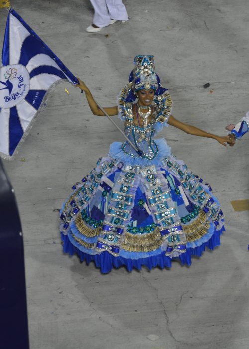 Beija-Flor - Flag Dancers, Rio de Janeiro Carnival, Brazil