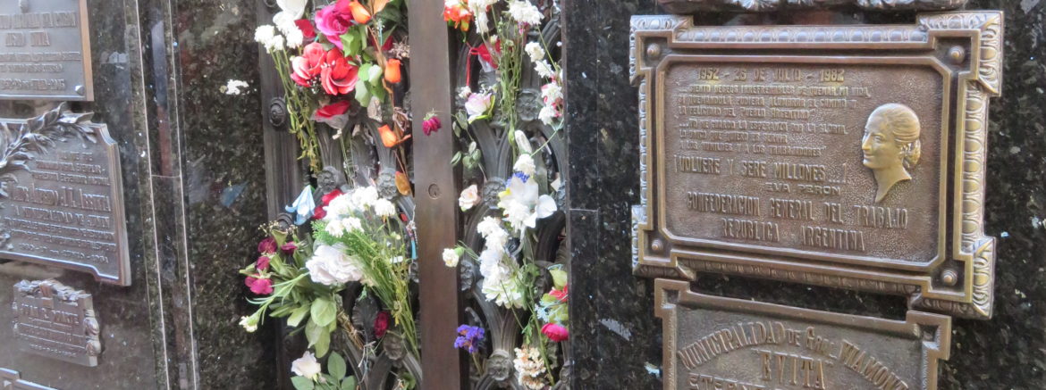 Evita Tomb, Cementerio de la Recoleta, Buenos Aires, Argentina