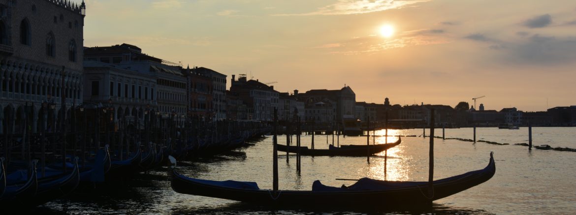 Sunrise at Molo di Palazzo Ducale, Venezia, Italy